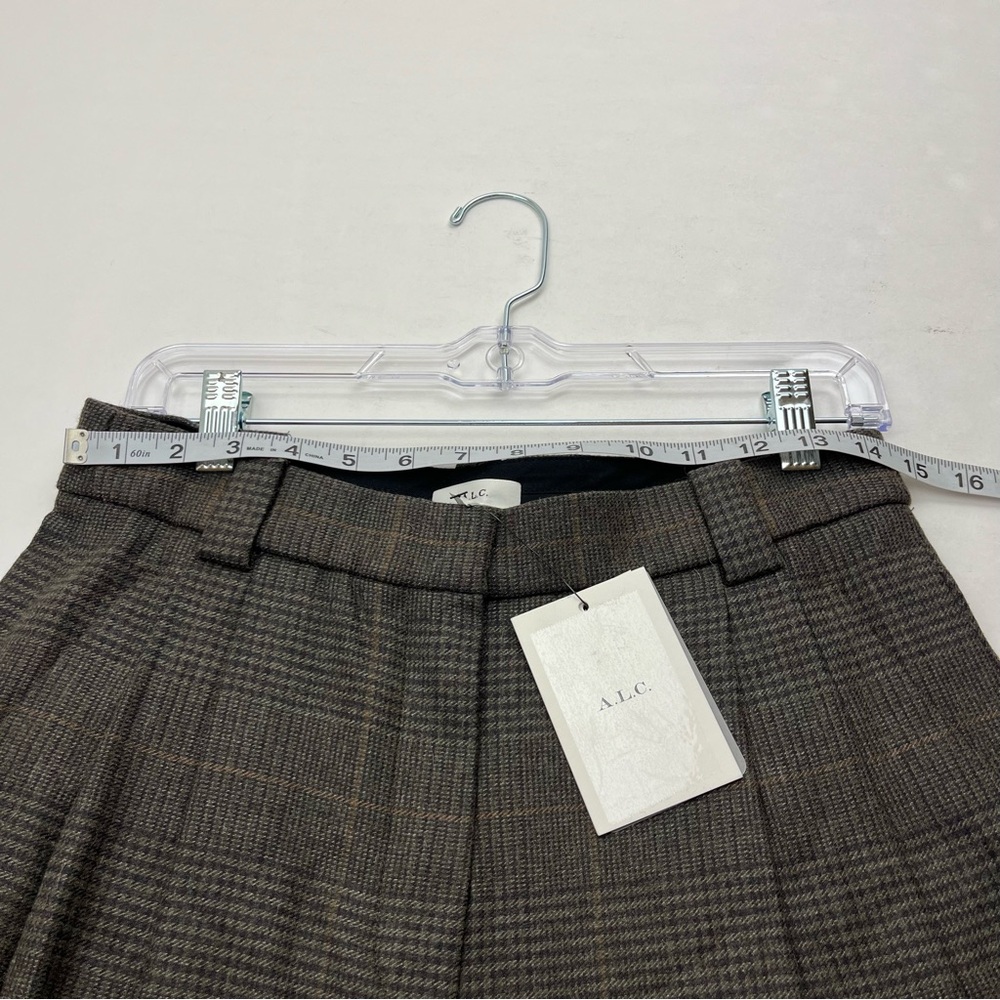 A.L.C. Franklin Tailored Crop Pant Charcoal Grey Gray Multi Wool Blend SZ 2 NEW - Picture 8 of 15